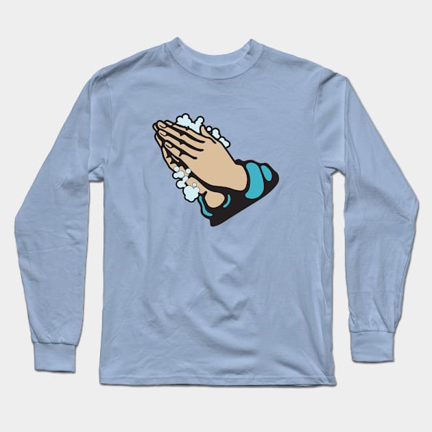 Wash your Hands. Long Sleeve T-Shirt by Current_Tees